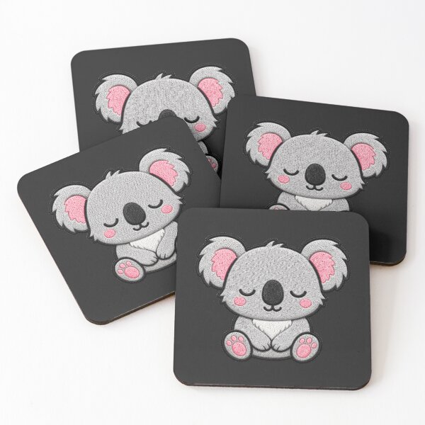 Item preview, Cute Koala Embroidery Patch Illustration designed and sold by ColorSplash123.