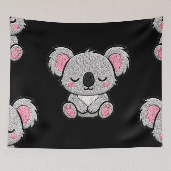 Item preview, Cute Koala Embroidery Patch Illustration designed and sold by ColorSplash123.