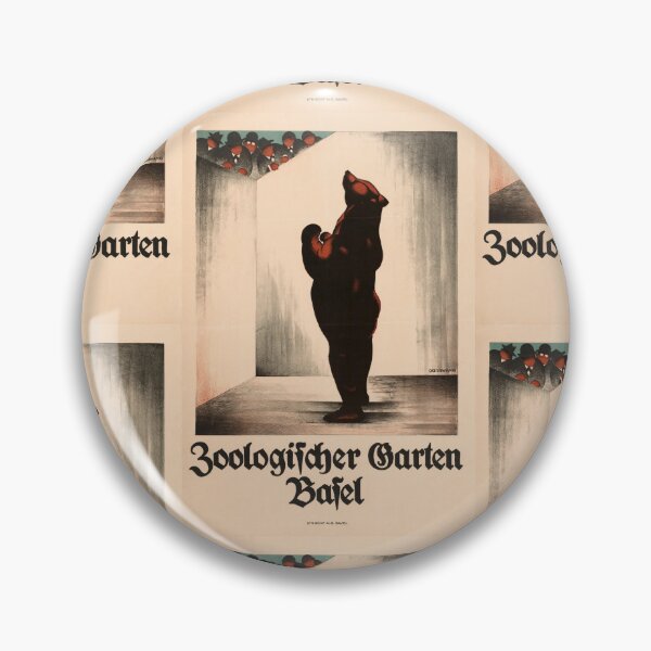 Item preview, Vintage Basel Zoo Poster | 1912 Burkhard Mangold Art | Antique Sachplakat Style | Bear Illustration | Early 20th Century Graphic Design designed and sold by artofuniverse.