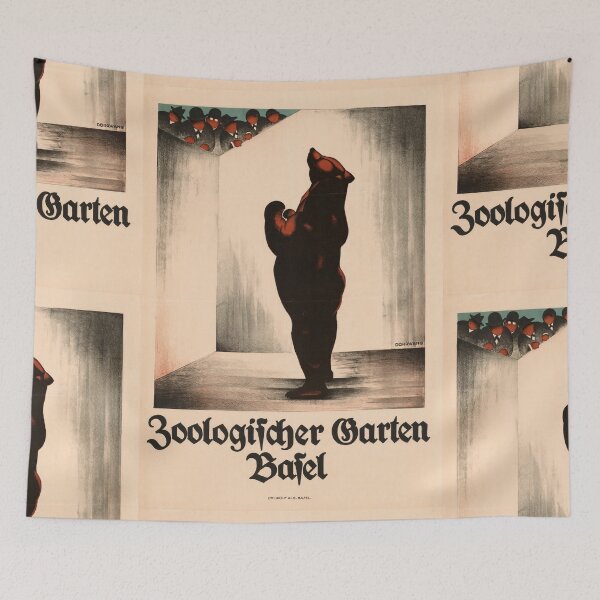 Item preview, Vintage Basel Zoo Poster | 1912 Burkhard Mangold Art | Antique Sachplakat Style | Bear Illustration | Early 20th Century Graphic Design designed and sold by artofuniverse.