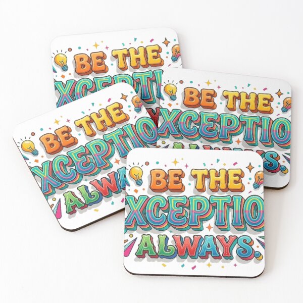 Item preview, BE THE EXCEPTION ALWAYS designed and sold by likbatonboot.