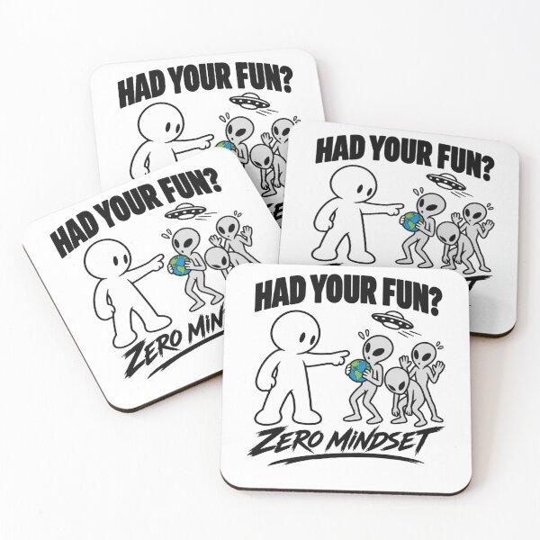 Item preview, Zero Mindset #020 – Had Your Fun? Alien Graphic Tee designed and sold by RestartFromZero.