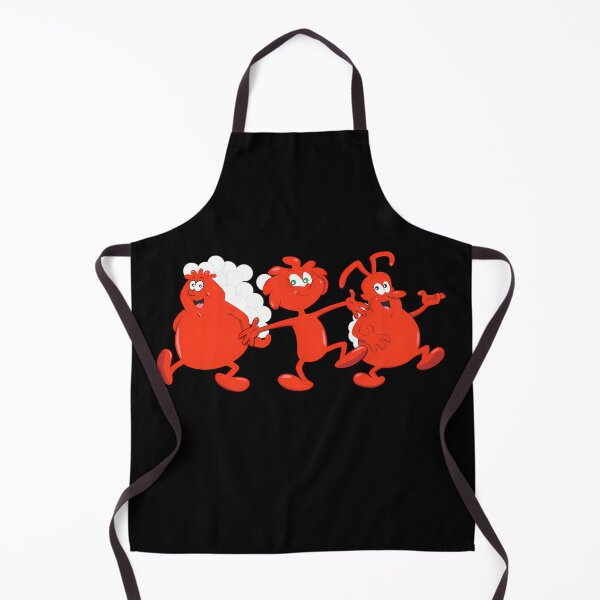 Item preview, Three Red Cartoon Characters Holding Hands designed and sold by tuttosuifiori.