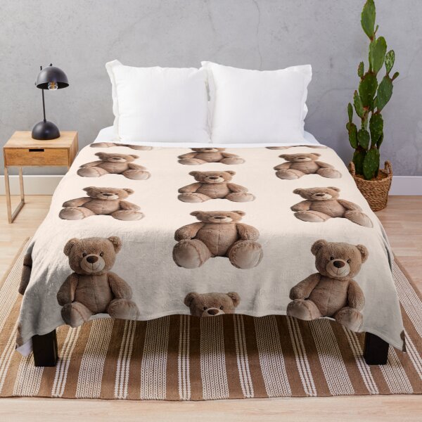 Item preview, Cute Brown Teddy Bear Plush designed and sold by jianina-alondra.