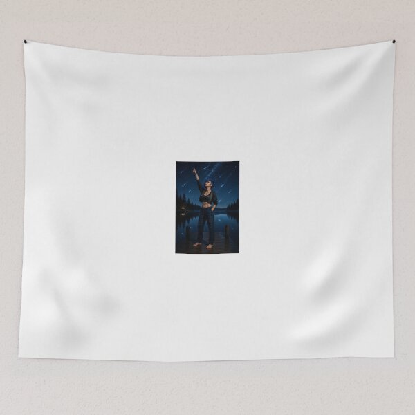 Item preview, Cipher Thorne watching a meteor shower designed and sold by CathryneDelamort.