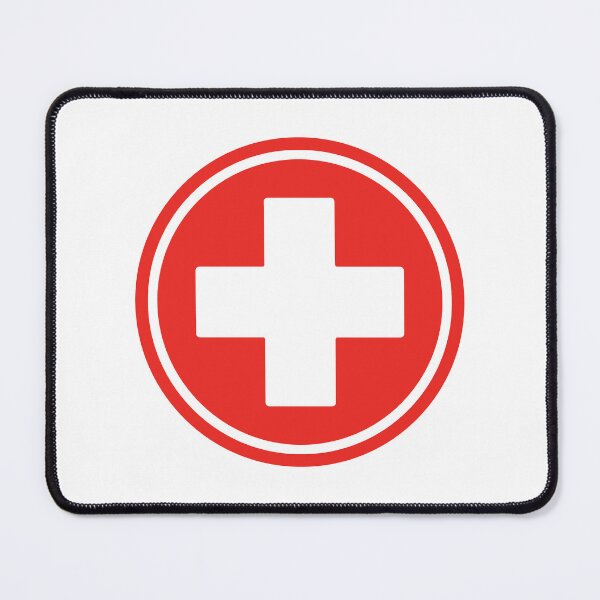 Item preview, Red First Aid Cross Medical Emergency Healthcare Symbol designed and sold by VectorForge Studio.