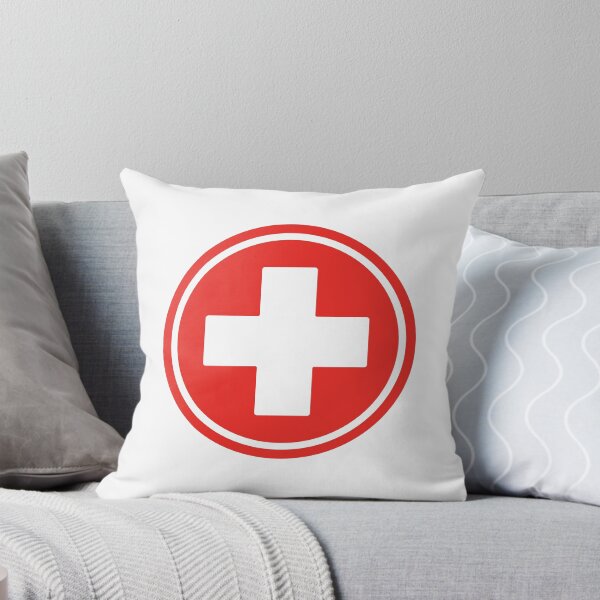 Item preview, Red First Aid Cross Medical Emergency Healthcare Symbol designed and sold by VectorForge Studio.