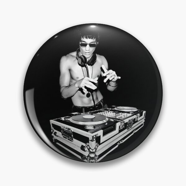 Item preview, Kung Fu DJ Retro Martial Arts Vinyl Turntable Music Graphic designed and sold by MusixMerch.