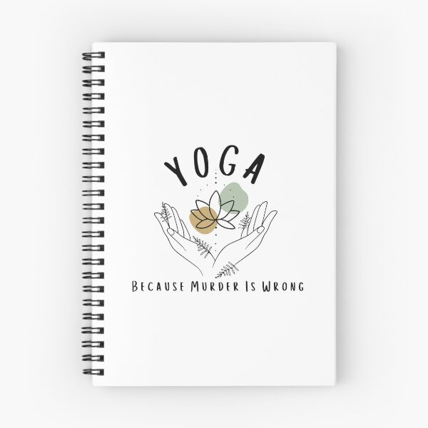 Item preview, Yoga Because Murder Is Wrong Shirt Meditation Shirt Yoga Instructor Shirt Yoga Mom Shirt Yoga Lover Gift Gift for Her designed and sold by faridman.