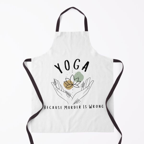 Item preview, Yoga Because Murder Is Wrong Shirt Meditation Shirt Yoga Instructor Shirt Yoga Mom Shirt Yoga Lover Gift Gift for Her designed and sold by faridman.