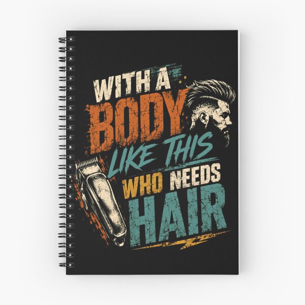 Item preview, With A Body Like This Who Needs Hair Funny Bald Man Barber Humor designed and sold by RetroMini2026.