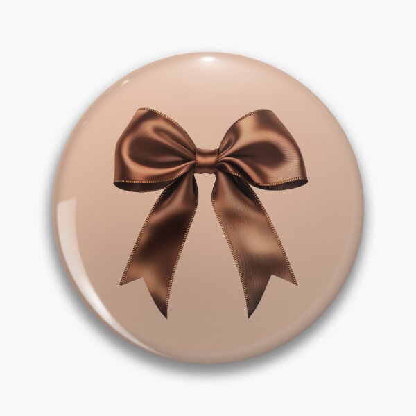 Item preview, Chocolate Brown Satin Coquette Bow designed and sold by jianina-alondra.