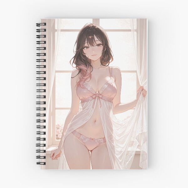 Item preview, Blush Pink Morning – Soft Anime Beauty in Sunrise Light designed and sold by SEIMEI2025.