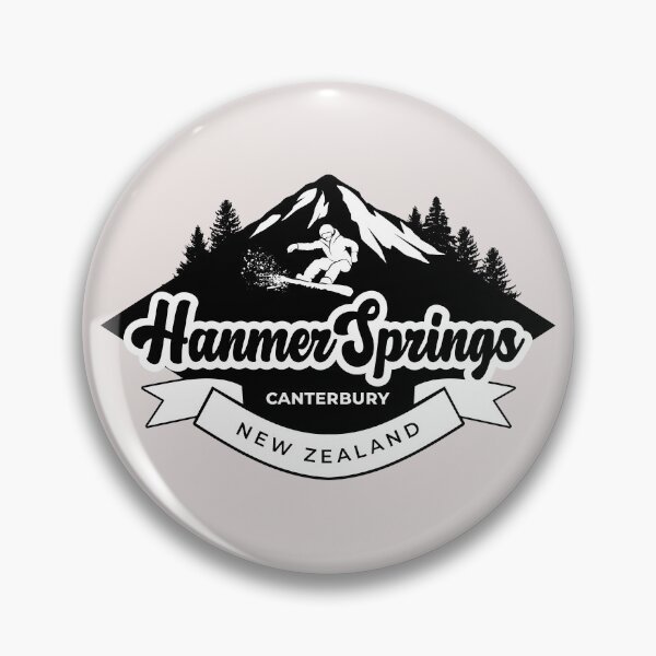 Item preview, Hanmer Springs Ski Area in Black designed and sold by MY NEW ZEALAND.