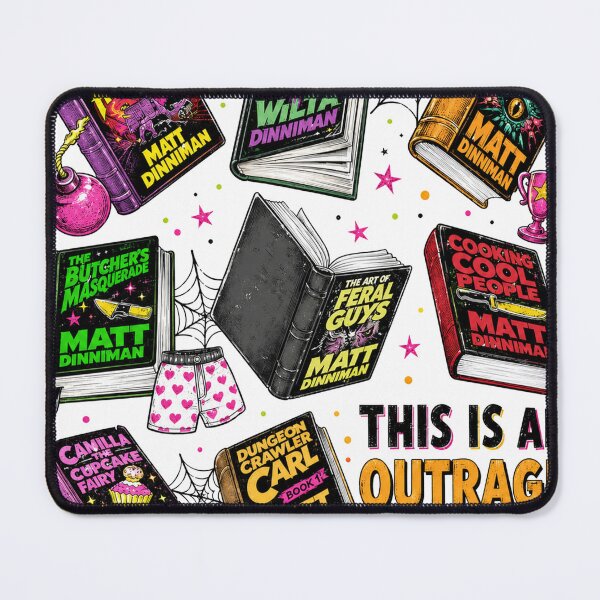 Item preview, This Is An Outrage Princess Donut Mongo Dungeon Crawler Carl designed and sold by Revoleos.