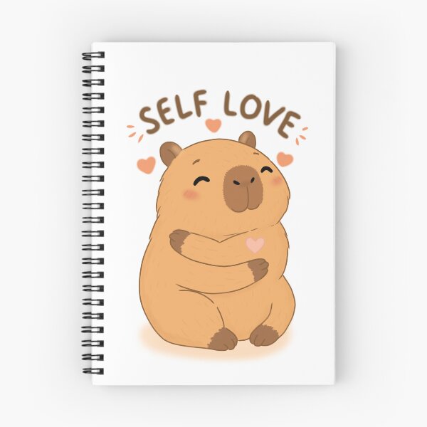 Item preview, Cute Capybara Self Love – Kawaii Self Care & Positive Vibes designed and sold by FennyWijayaMomo.