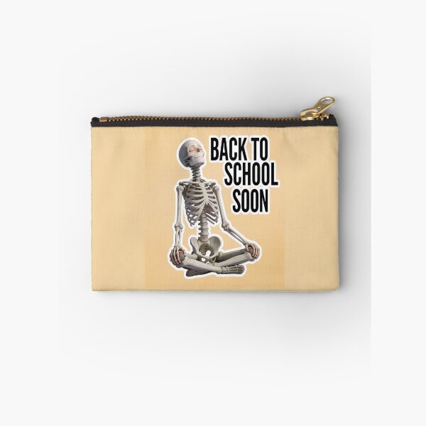 Item preview, Meditating Skeleton Back to School Funny School Spirit Design designed and sold by OksArtStudio.