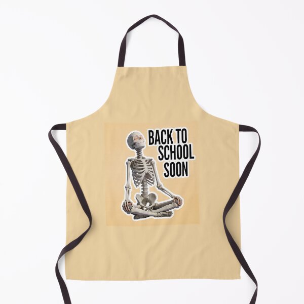 Item preview, Meditating Skeleton Back to School Funny School Spirit Design designed and sold by OksArtStudio.