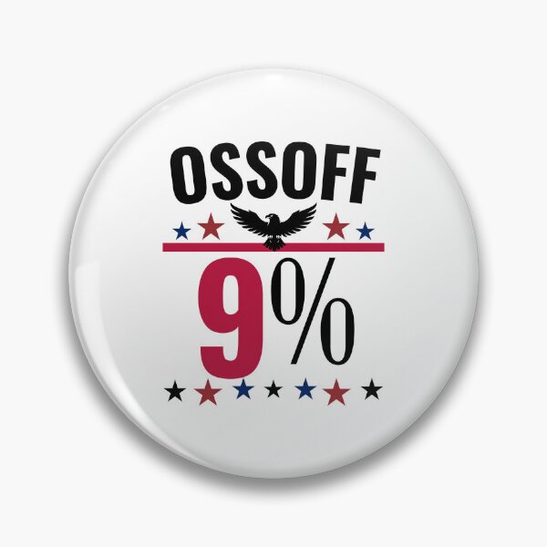 Item preview, Ossoff 9% Political Statement Graphic | Minimal Election Humor Design | Georgia Voters & Political Fans | T-Shirt designed and sold by Teetreasure2.