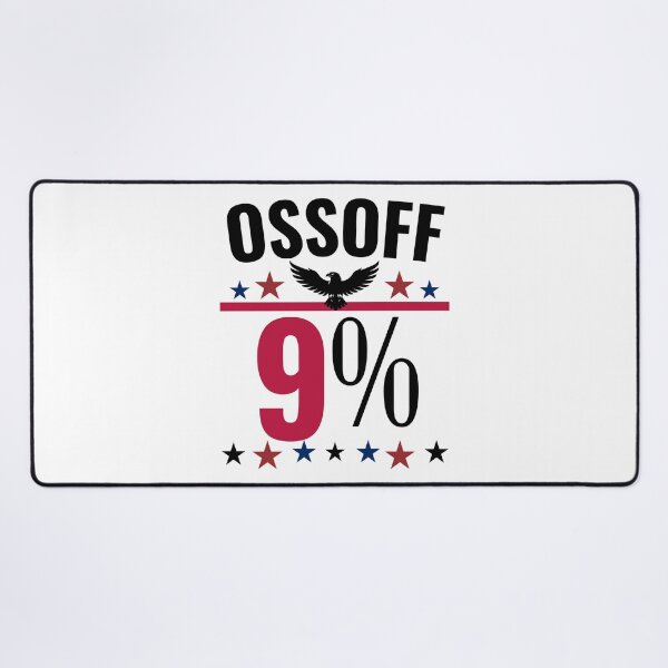 Item preview, Ossoff 9% Political Statement Graphic | Minimal Election Humor Design | Georgia Voters & Political Fans | T-Shirt designed and sold by Teetreasure2.