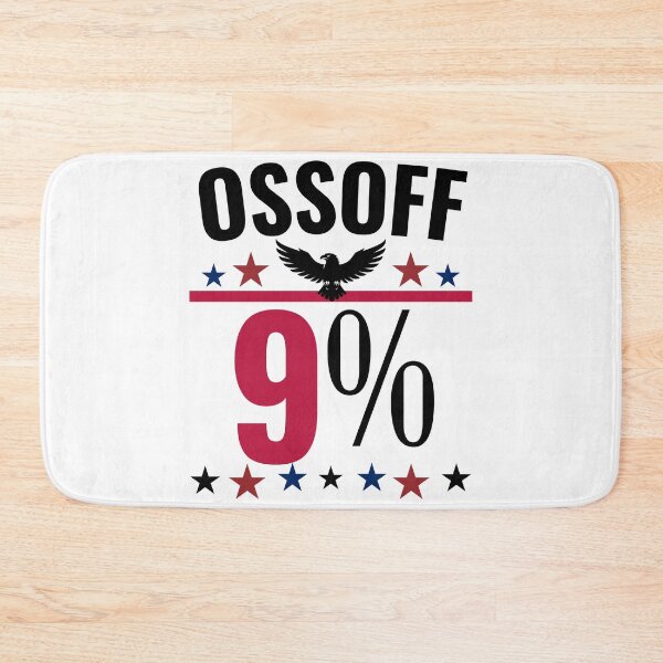 Item preview, Ossoff 9% Political Statement Graphic | Minimal Election Humor Design | Georgia Voters & Political Fans | T-Shirt designed and sold by Teetreasure2.