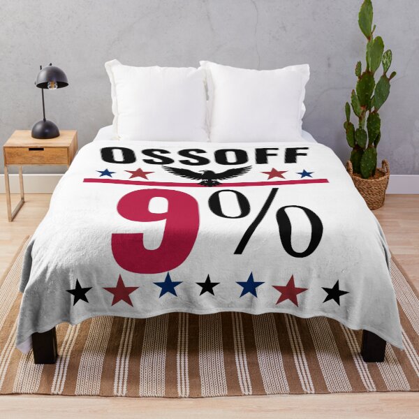 Item preview, Ossoff 9% Political Statement Graphic | Minimal Election Humor Design | Georgia Voters & Political Fans | T-Shirt designed and sold by Teetreasure2.