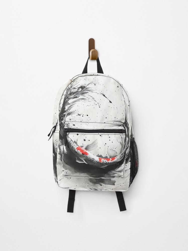 Thumbnail 1 of 3, Backpack, Ink Flow Splendor designed and sold by ONYX-Pixee.
