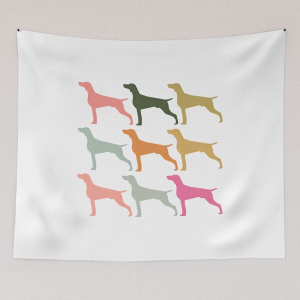 Item preview, Pop Art Dog Silhouettes Multi-Color Grid Art designed and sold by SoyLamderma.