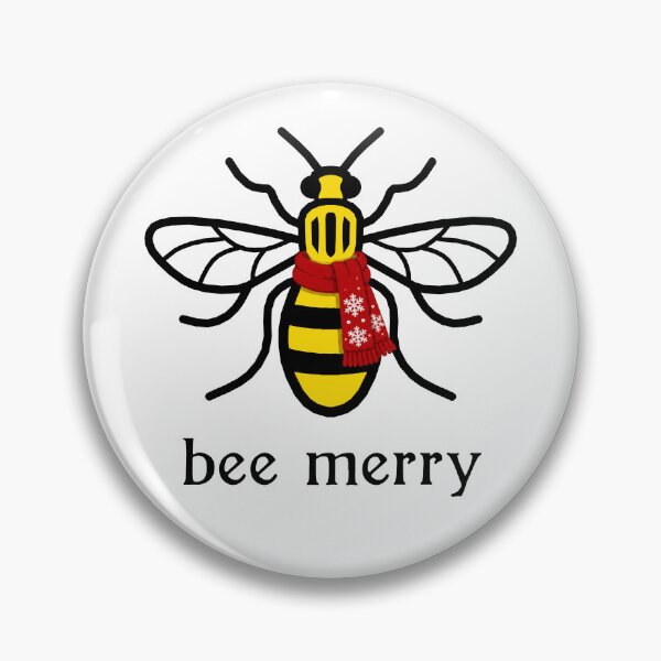 Item preview, Manchester Worker Bee Merry Christmas designed and sold by bravoalpha.