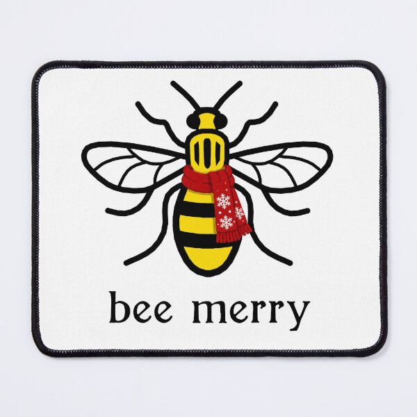 Item preview, Manchester Worker Bee Merry Christmas designed and sold by bravoalpha.