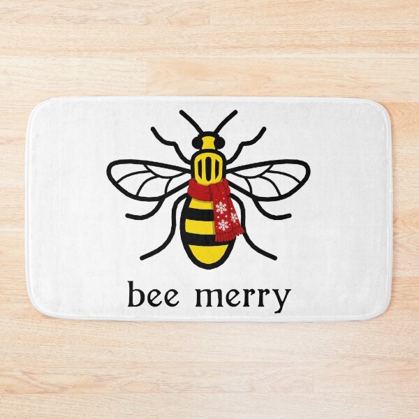 Item preview, Manchester Worker Bee Merry Christmas designed and sold by bravoalpha.
