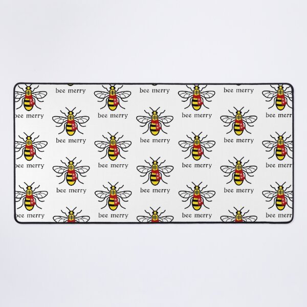 Item preview, Manchester Worker Bee Merry Christmas designed and sold by bravoalpha.