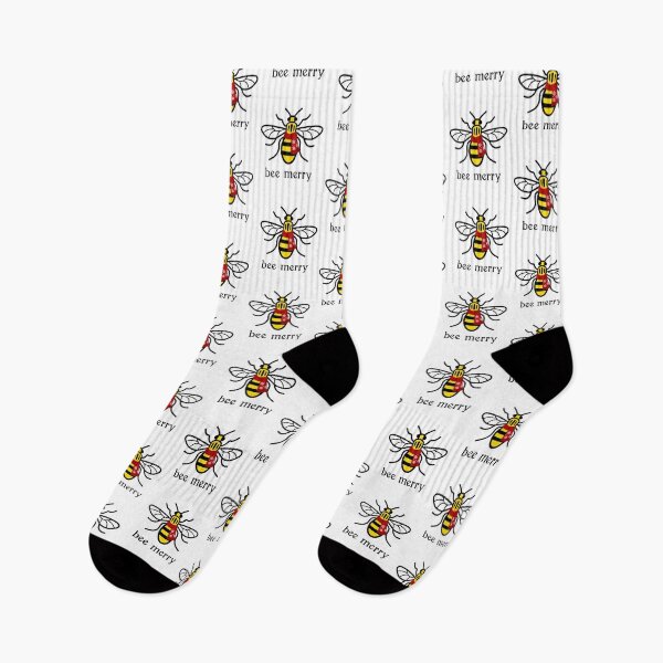 Item preview, Manchester Worker Bee Merry Christmas designed and sold by bravoalpha.