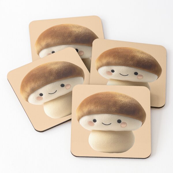 Item preview, Cute Kawaii Brown Mushroom Character designed and sold by jianina-alondra.