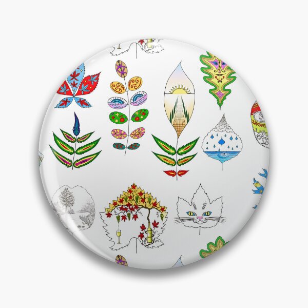 Item preview, Fantasy Psychedelic Leaves (version 3) designed and sold by ales-panz.