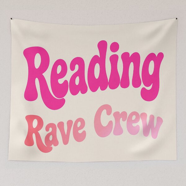 Item preview, Reading Rave Crew Funny Retro Book Club Groovy Bookish designed and sold by Yellowriversss.