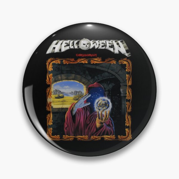 Item preview, Power Metal Pumpkin Wizard Keeper Of The Seven Keys designed and sold by eltonjr.
