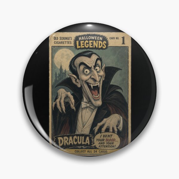 Item preview, Count Dracula - Halloween Trading Cards designed and sold by halibutgoatramb.