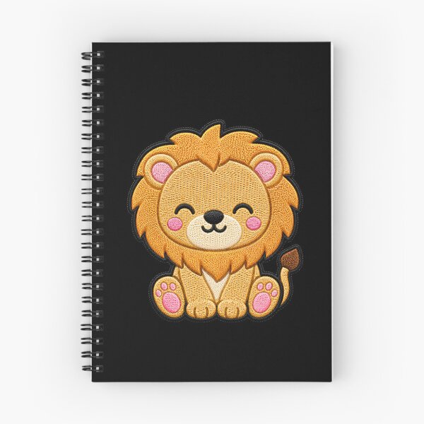 Item preview, Cute Baby Lion Embroidery Patch Illustration designed and sold by ColorSplash123.