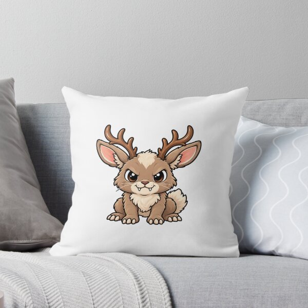 Artikelvorschau, Niedliches Design eines mürrischen Jackalope-Kryptiden entworfen und verkauft von Creativeworksuk.