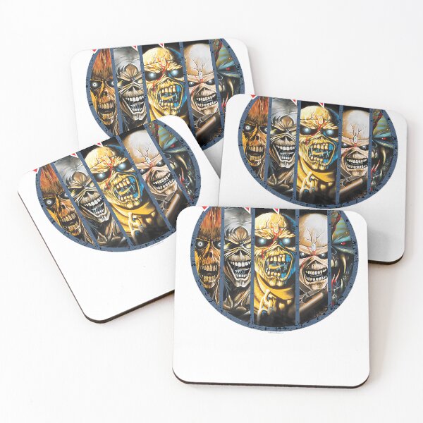 Item preview, Iron Maiden Eddie Evolution Through The Years Album Cover Montage designed and sold by ArtisticTpulse.