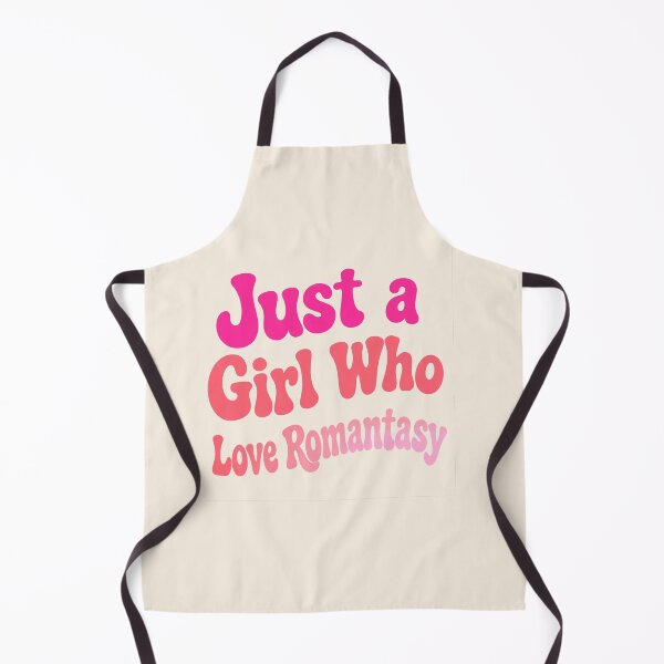 Item preview, Just A Girl Who Loves Romantasy Pink Groovy Bookish Sticker designed and sold by Yellowriversss.