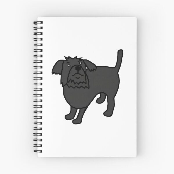 Item preview, Shaggy Black Dog Cartoon Art designed and sold by SoyLamderma.