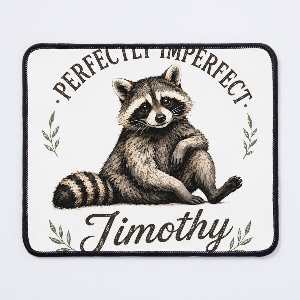 Item preview, Perfectly Imperfect Jimothy Raccoon designed and sold by rickilamo.