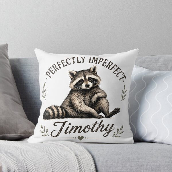 Item preview, Perfectly Imperfect Jimothy Raccoon designed and sold by rickilamo.