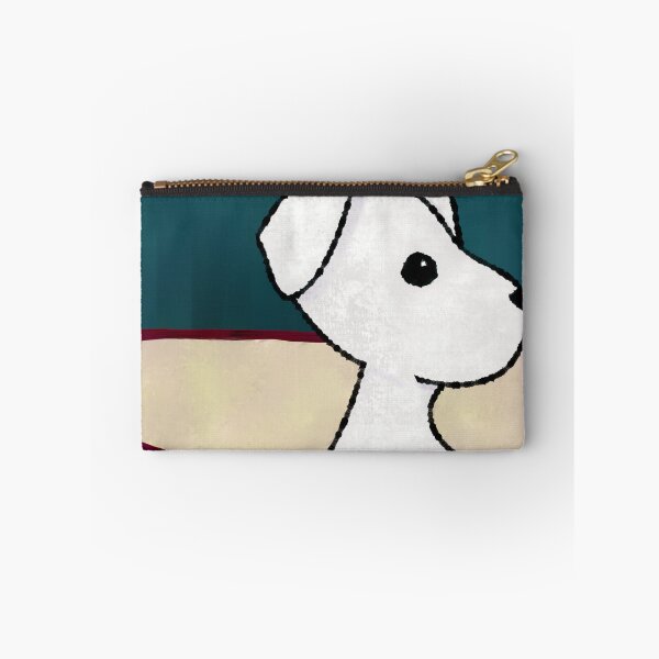 Item preview, Ghost Puppy in Pet Bed with Toys designed and sold by JaygiesDesign.