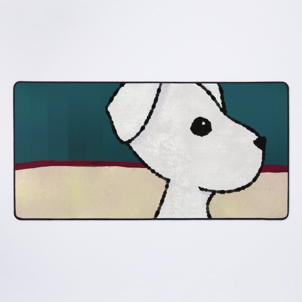Item preview, Ghost Puppy in Pet Bed with Toys designed and sold by JaygiesDesign.