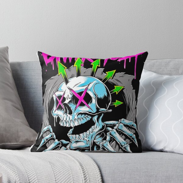 Item preview, Blink-182 Pink Graffiti Logo Neon Skull Punk Rock Band Design designed and sold by ArtisticTpulse.