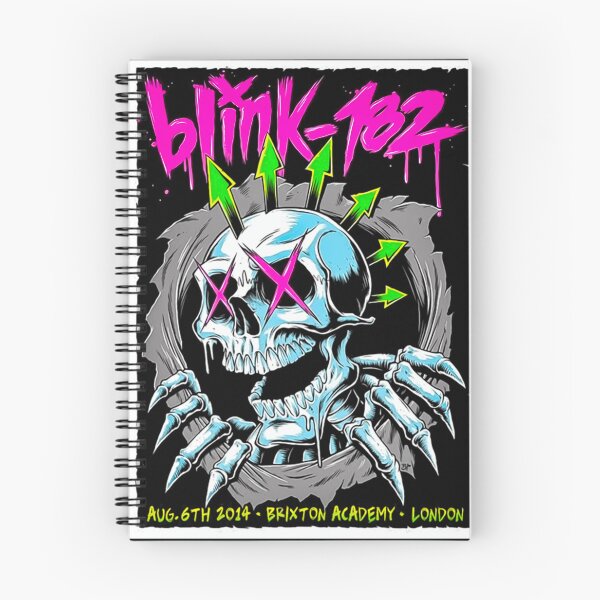 Item preview, Blink-182 Pink Graffiti Logo Neon Skull Punk Rock Band Design designed and sold by ArtisticTpulse.