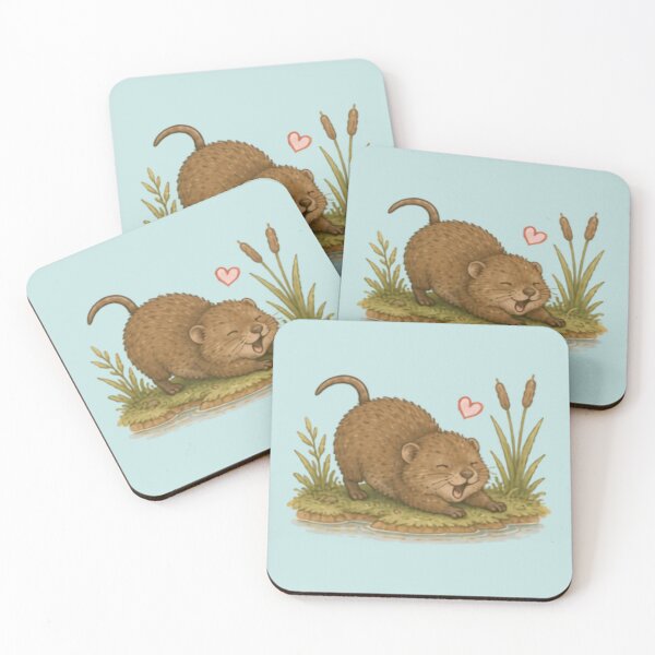 Item preview, Morning Stretch Water Vole designed and sold by MellowMunchkins.